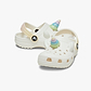 Crocs Classic I AM Rainbow Unicorn ClogT -  כפכפי קרוקס קלוג לילדים יוניקורן בצבע לבן מידות קטנות