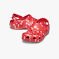 Crocs Classic VDay Clog T - כפכפי קרוקס לילדות בהדפס לבבות בצבע ורוד מידות קטנות