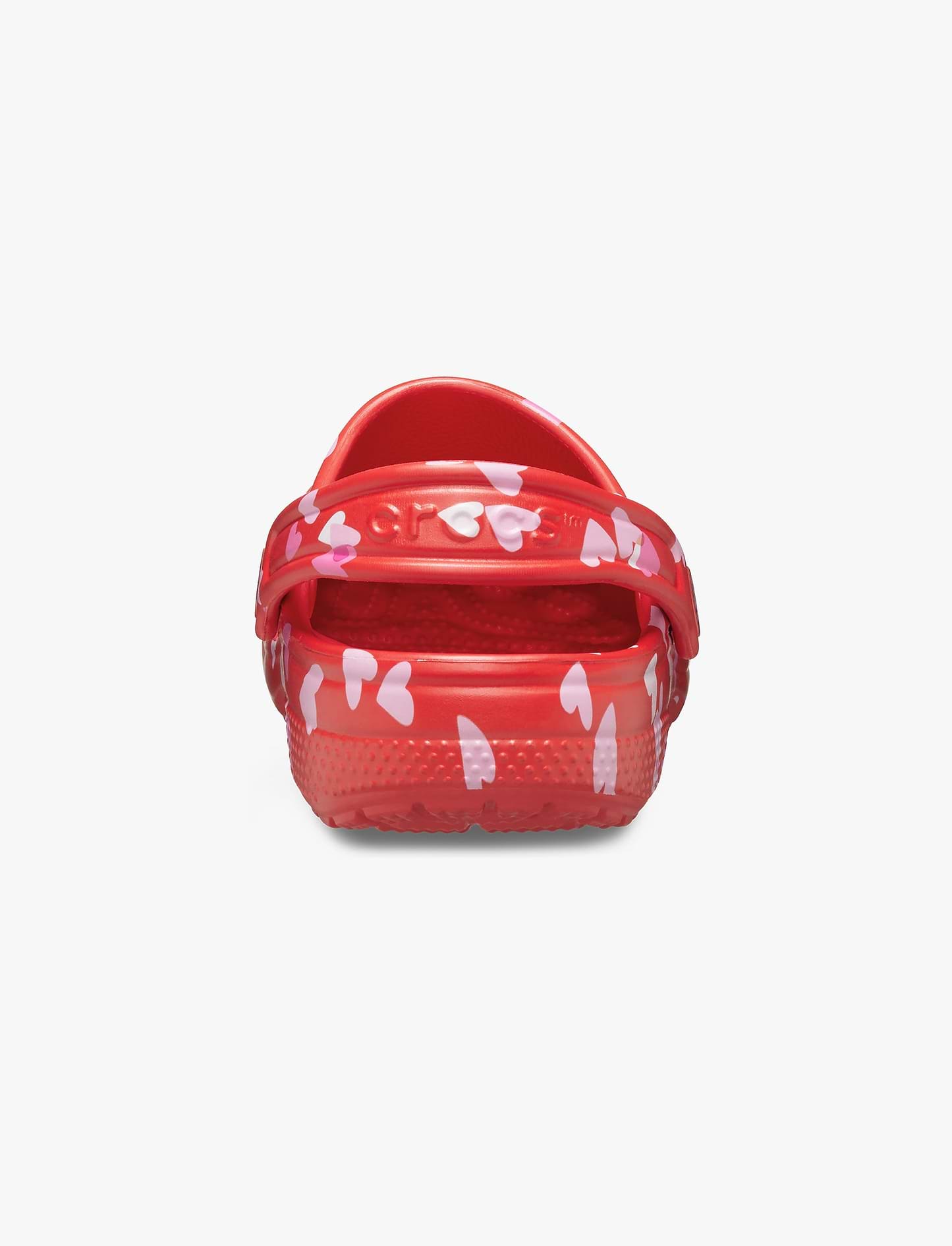Crocs Classic VDay Clog T - כפכפי קרוקס לילדות בהדפס לבבות בצבע ורוד מידות קטנות