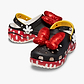 Crocs Minnie Mouse Classic Platform Clog -  כפכפי פלטפרומה קרוקס מיני מאוס לנשים בצבע שחור/אדום/לבן