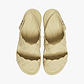 Crocs Brooklyn Woven Upper Low Wedge  -  סנדלי פלטפורמה קרוקס ברוקלין לנשים בצבע צ'אי