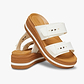Crocs Brooklyn Woven Buckle - כפכפי פלטפורמה קרוקס לנשים עם סוליה קלועה