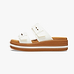 Crocs Brooklyn Woven Buckle - כפכפי פלטפורמה קרוקס לנשים עם סוליה קלועה