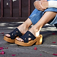 Crocs Brooklyn Woven Slide Heel - כפכפי עקב קרוקס ברוקלין לנשים