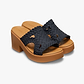 Crocs Brooklyn Woven Slide Heel - כפכפי עקב קרוקס ברוקלין לנשים