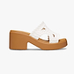 Crocs Brooklyn Woven Slide Heel - כפכפי עקב קרוקס ברוקלין לנשים