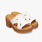 Crocs Brooklyn Woven Slide Heel - כפכפי עקב קרוקס ברוקלין לנשים