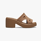 Crocs Brooklyn Woven Slide Heel - כפכפי עקב קרוקס ברוקלין לנשים