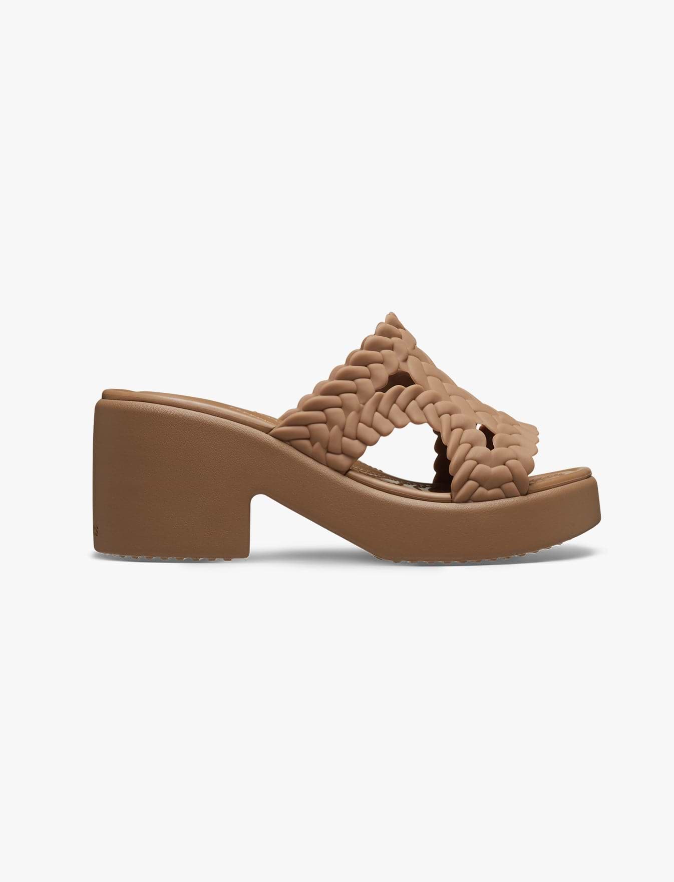 Crocs Brooklyn Woven Slide Heel - כפכפי עקב קרוקס ברוקלין לנשים