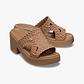 Crocs Brooklyn Woven Slide Heel - כפכפי עקב קרוקס ברוקלין לנשים
