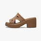Crocs Brooklyn Woven Slide Heel - כפכפי עקב קרוקס ברוקלין לנשים