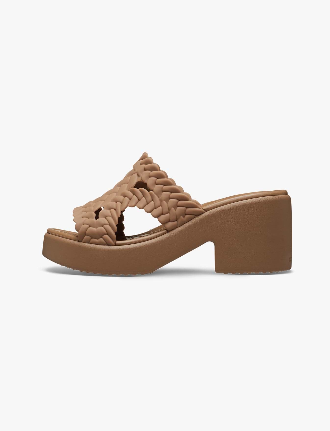 Crocs Brooklyn Woven Slide Heel - כפכפי עקב קרוקס ברוקלין לנשים
