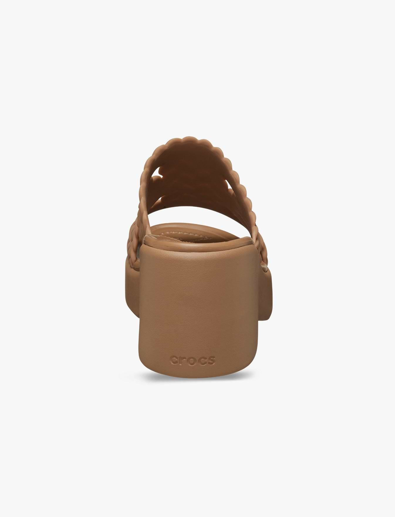 Crocs Brooklyn Woven Slide Heel - כפכפי עקב קרוקס ברוקלין לנשים