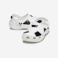 Crocs Classic Soccer Ball Clog T - כפכפי קרוקס קלוג לילדים בצבע לבן בהדפס כדור רגל מידות קטנות