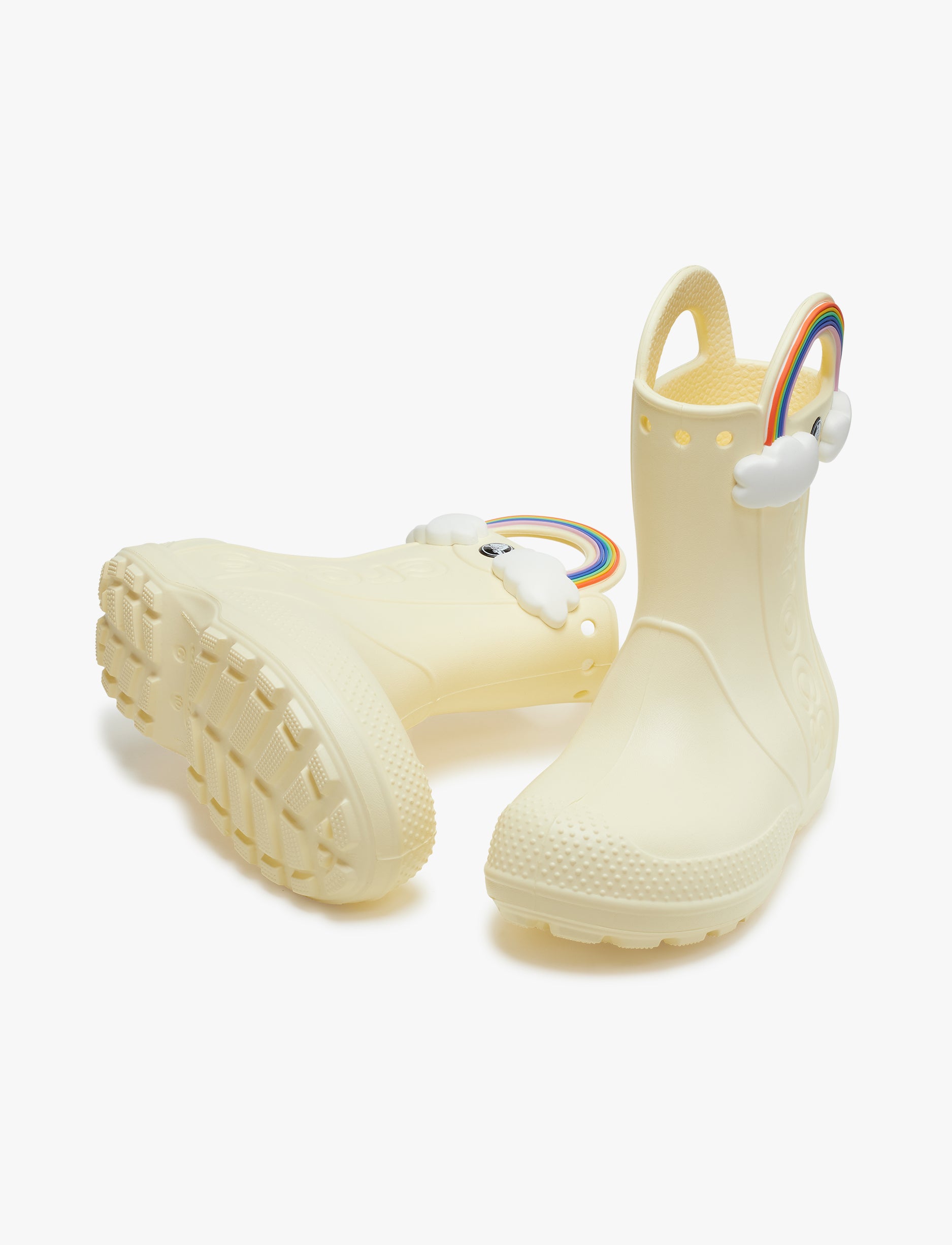 Crocs Handle It Rainbow Rain Boot Kids - מגפי גשם לילדים קרוקס קשת בענן