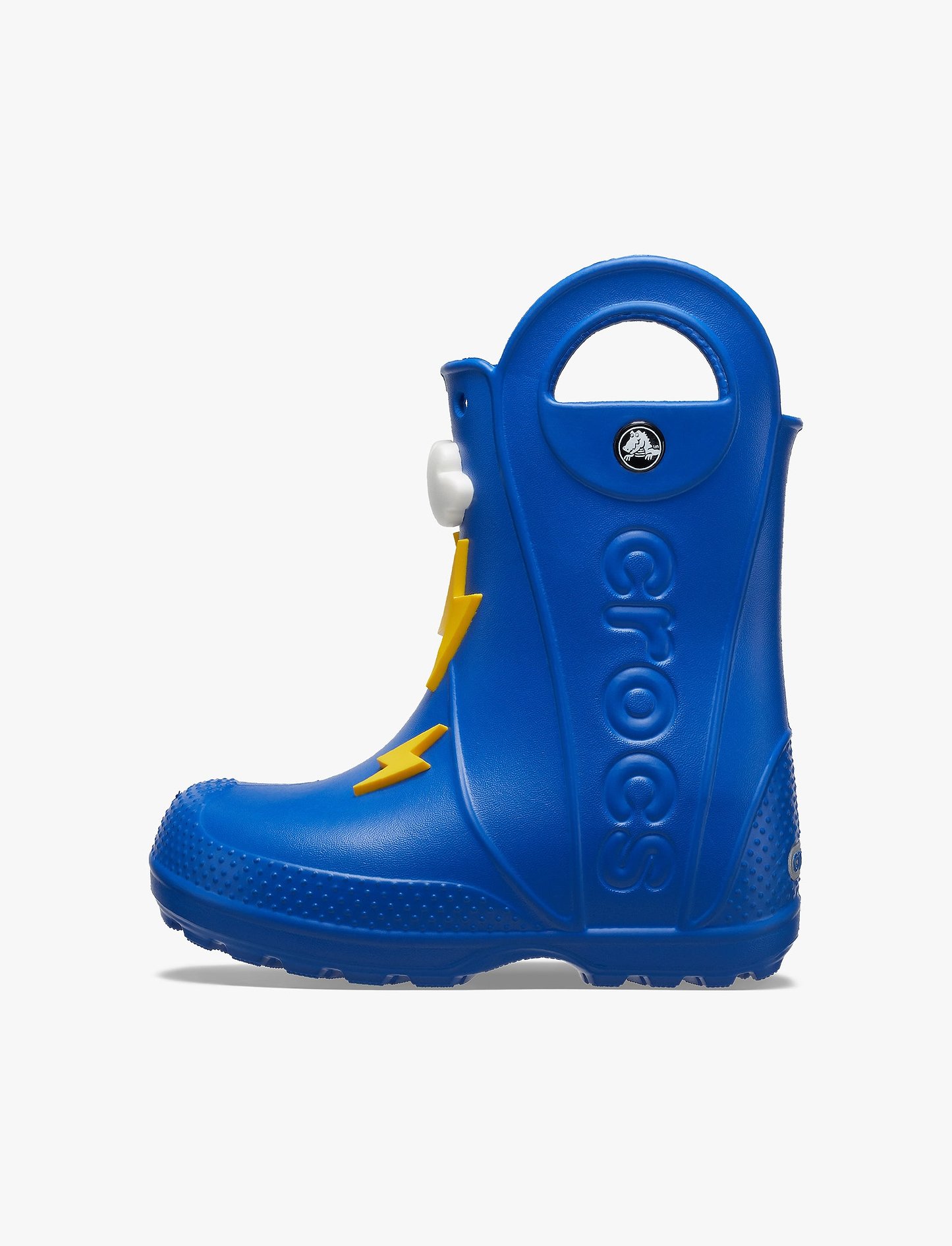 Crocs Handle It Lightning Bolt Rain Boot Kids - מגפי גשם לילדים קרוקס עננים וברקים בצבע כחול