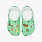 Crocs Animal Crossing Classic Clog K -  כפכפי קרוקס קלוג חיות לילדים בצבע ירוק