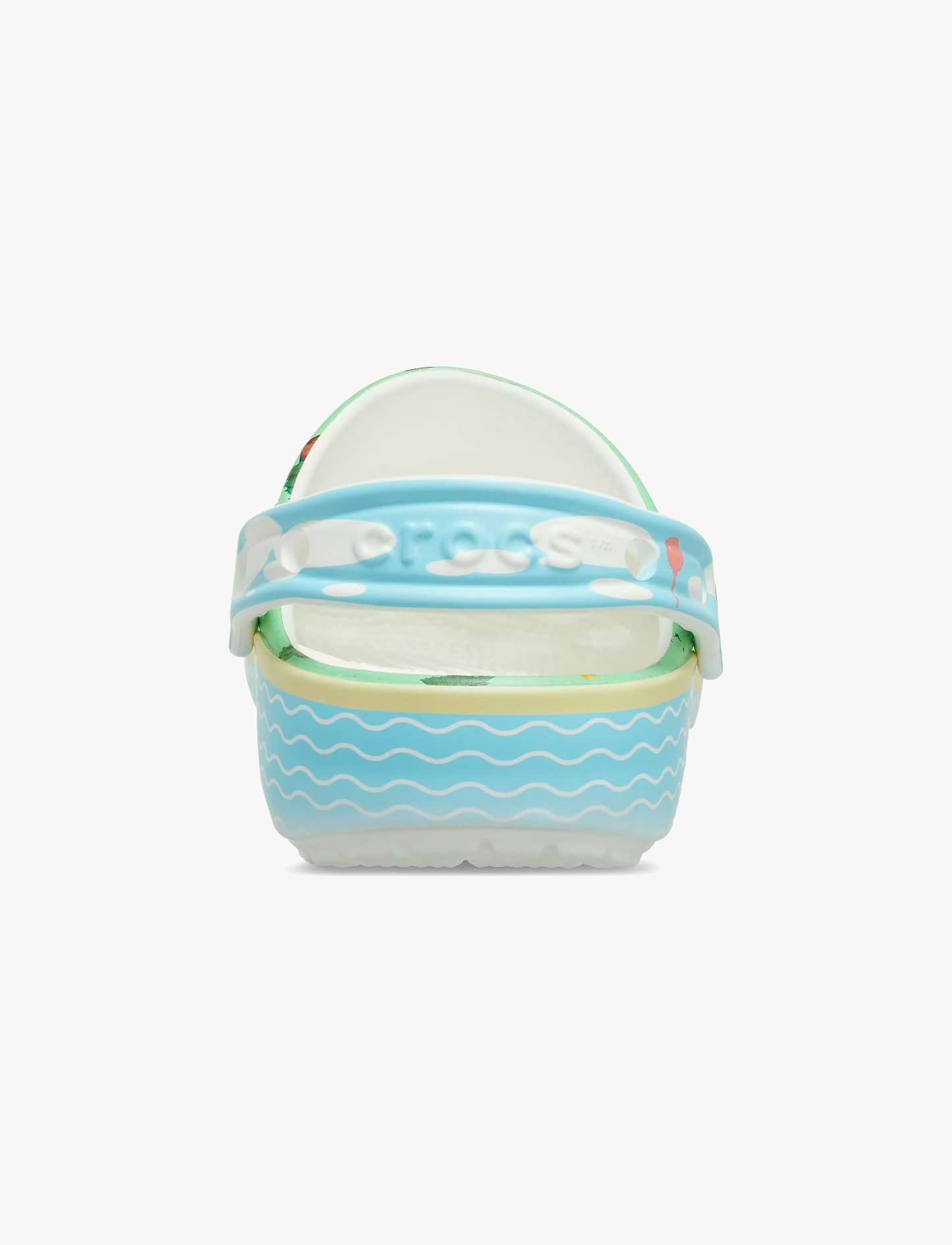Crocs Animal Crossing Classic Clog K - כפכפי קרוקס קלוג חיות לילדים בצבע ירוק