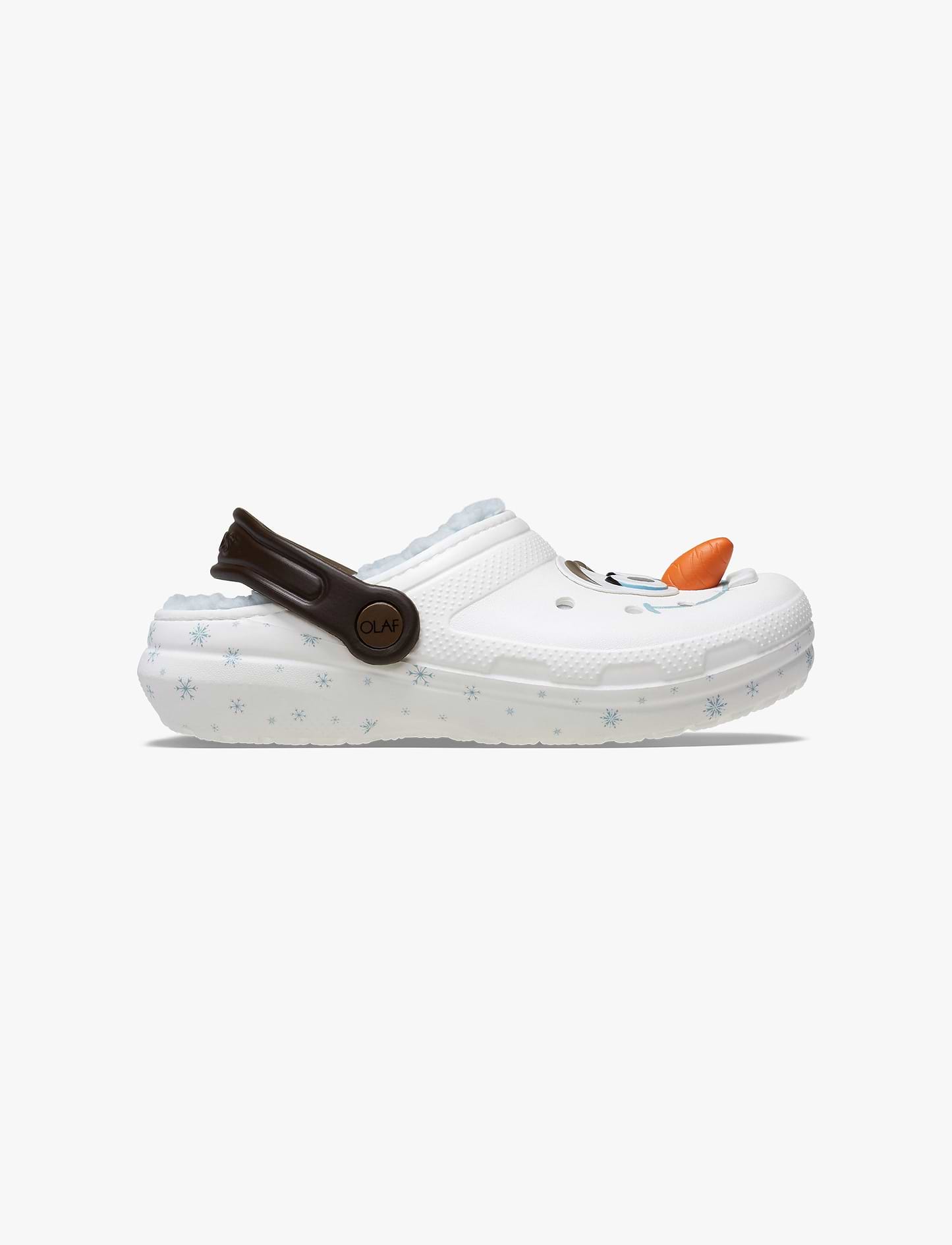 Crocs Toddlers' Disney Frozen Olaf Lined Classic Clog K - כפכפים פרוותיים קרוקס פרוזן אולף לילדים
