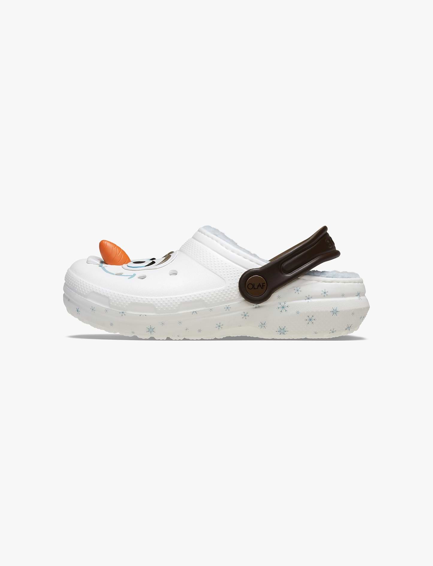 Crocs Toddlers' Disney Frozen Olaf Lined Classic Clog K - כפכפים פרוותיים קרוקס פרוזן אולף לילדים