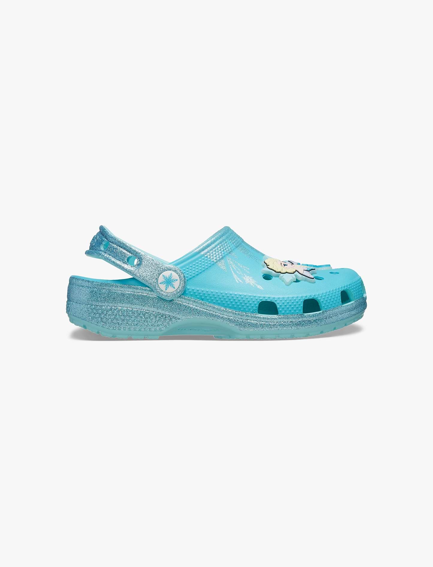 Crocs Elsa Classic Clog T - כפכפי קרוקס קלוג פרוזן אלזה לילדים בצבע כחול מידות קטנות