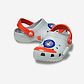 Crocs Classic Rocket Ship Clog T - כפכפי קרוקס קלוג לילדים בצבע אפור בעיצוב חללית
