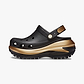 Crocs Mega Crush Metallic Clog - כפכפי קלוג קרוקס פלטפורמה מגה קראש מטאלי