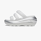 Crocs Mega Crush Metllc Triple Strap - סנדלי פלטפורמה קרוקס מגה קראש טריפל