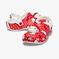 Crocs Hello Kitty Red Classic Clog-  כפכפי קרוקס קלוג הלו קיטי לנשים בצבע אדום/לבן