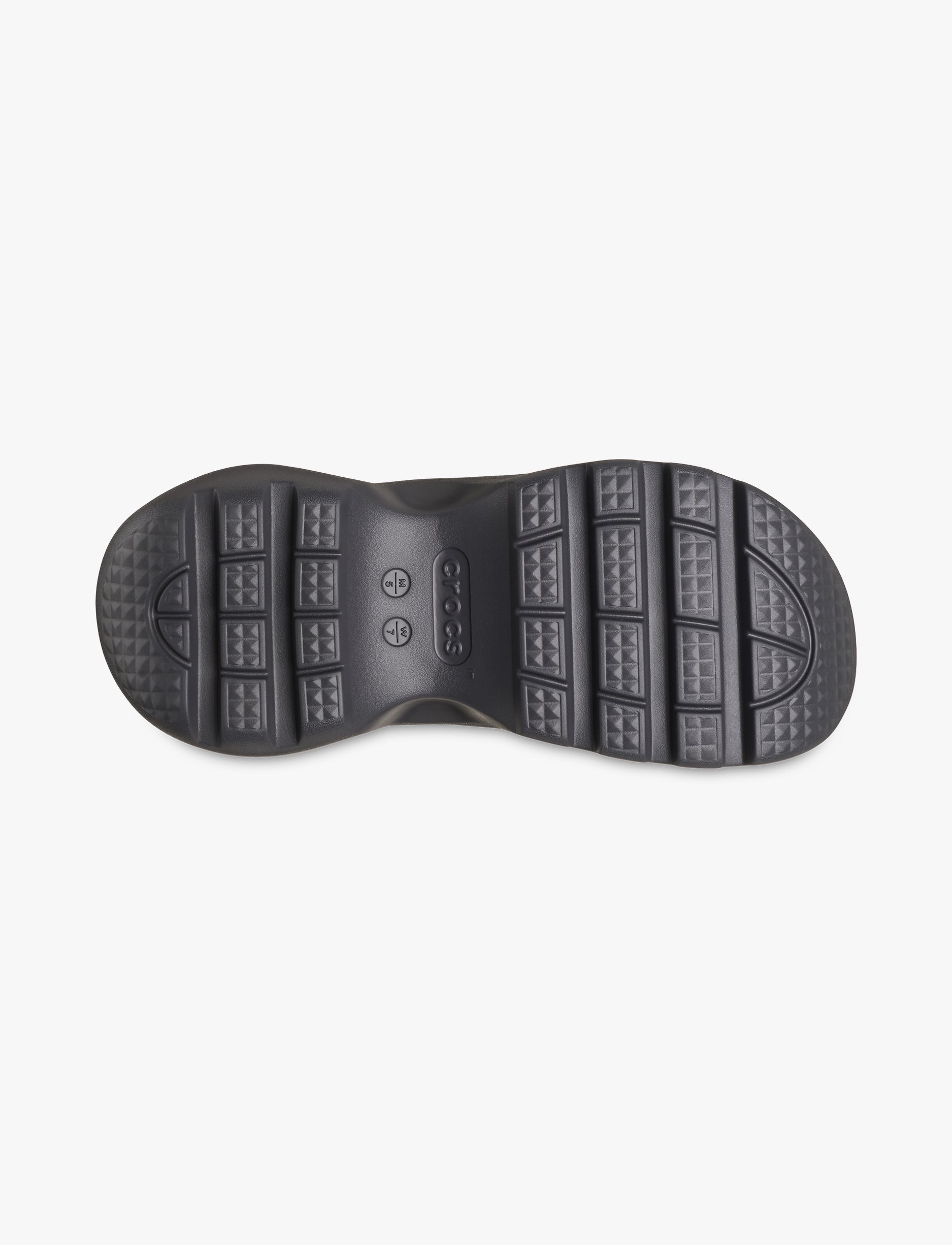 Crocs Hydra Clog - כפכפי קרוקס פלטפורמה לנשים בצבע שחור חול