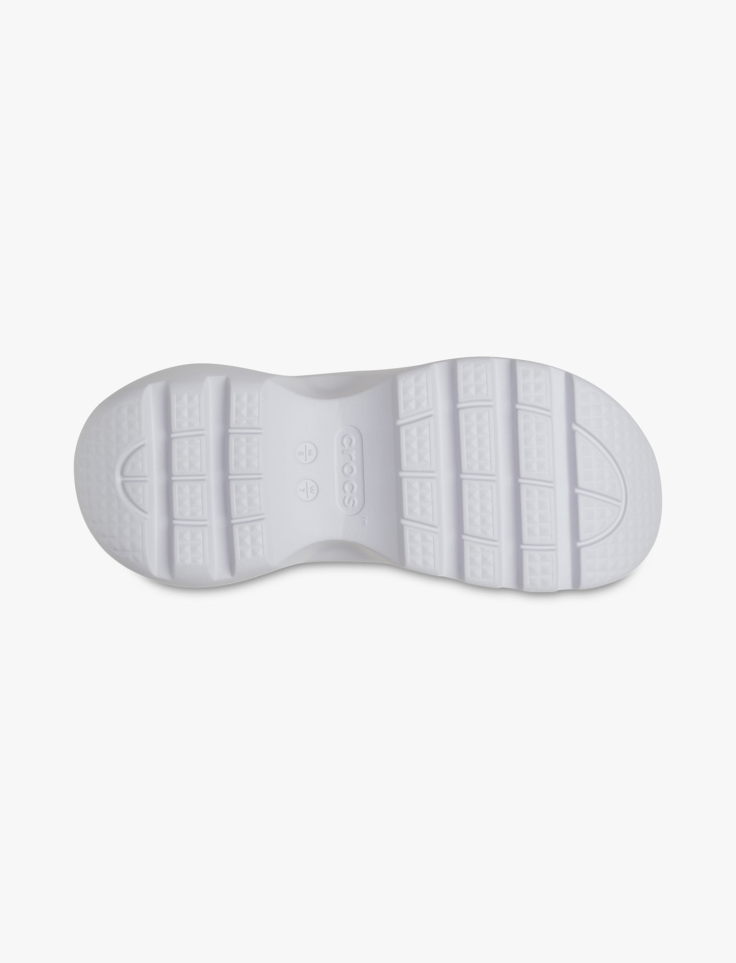 Crocs Hydra Clog - כפכפי קרוקס פלטפורמה לנשים בצבע ענב חלבי