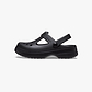 Crocs Classic Mary Jane Clog K - כפכפי קלוג קרוקס מרי ג'ין לבנות בצבע שחור