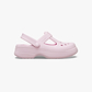 Crocs Classic Mary Jane Clog K - כפכפי קלוג קרוקס מרי ג'ין לבנות בצבע ורוד