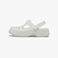 Crocs Classic Mary Jane Clog T - כפכפי קלוג קרוקס מרי ג'ין לבנות מידות קטנות בצבע לבן גיר
