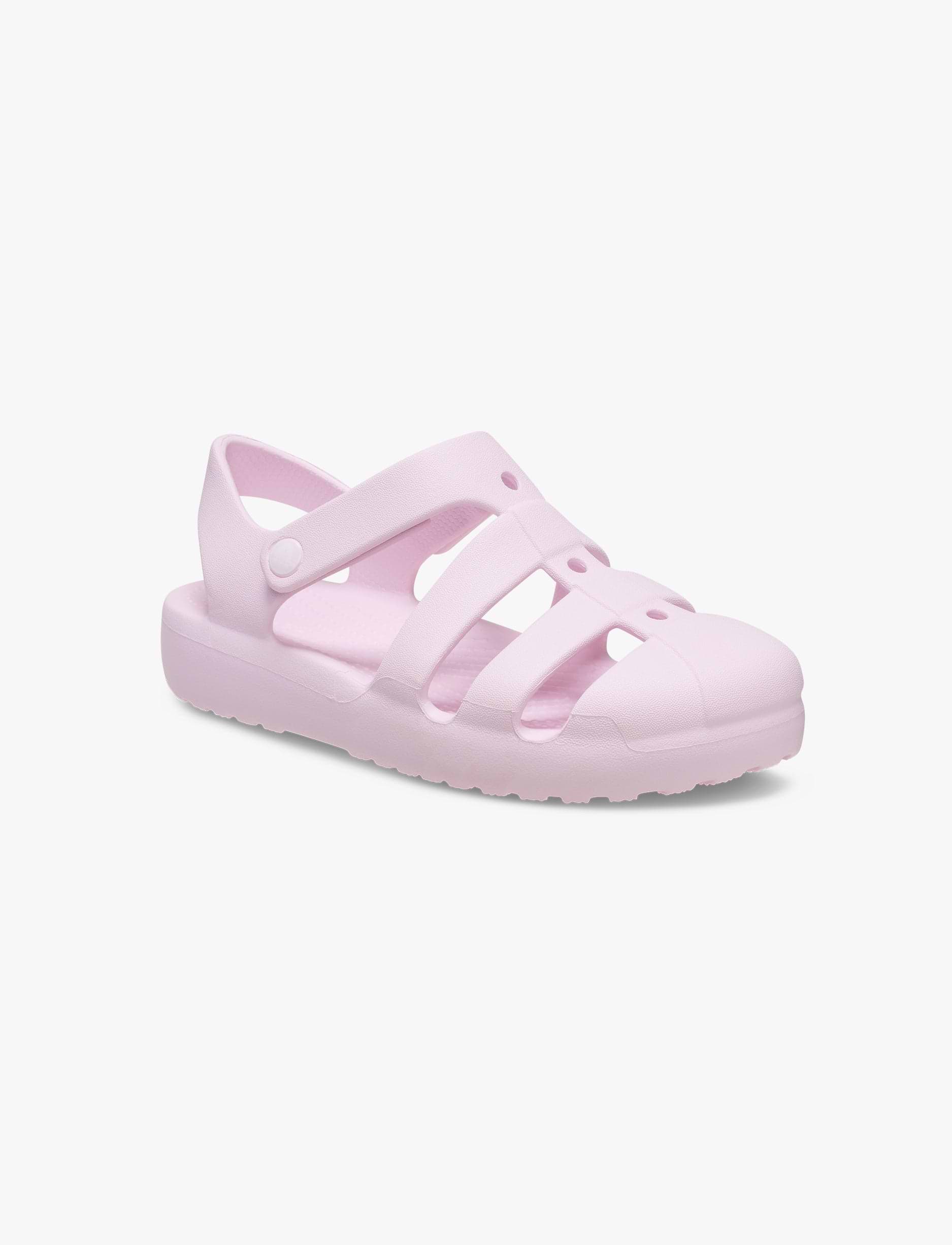 Crocs Classic Fisherman K - סנדלי קרוקס פישרמן לבנות