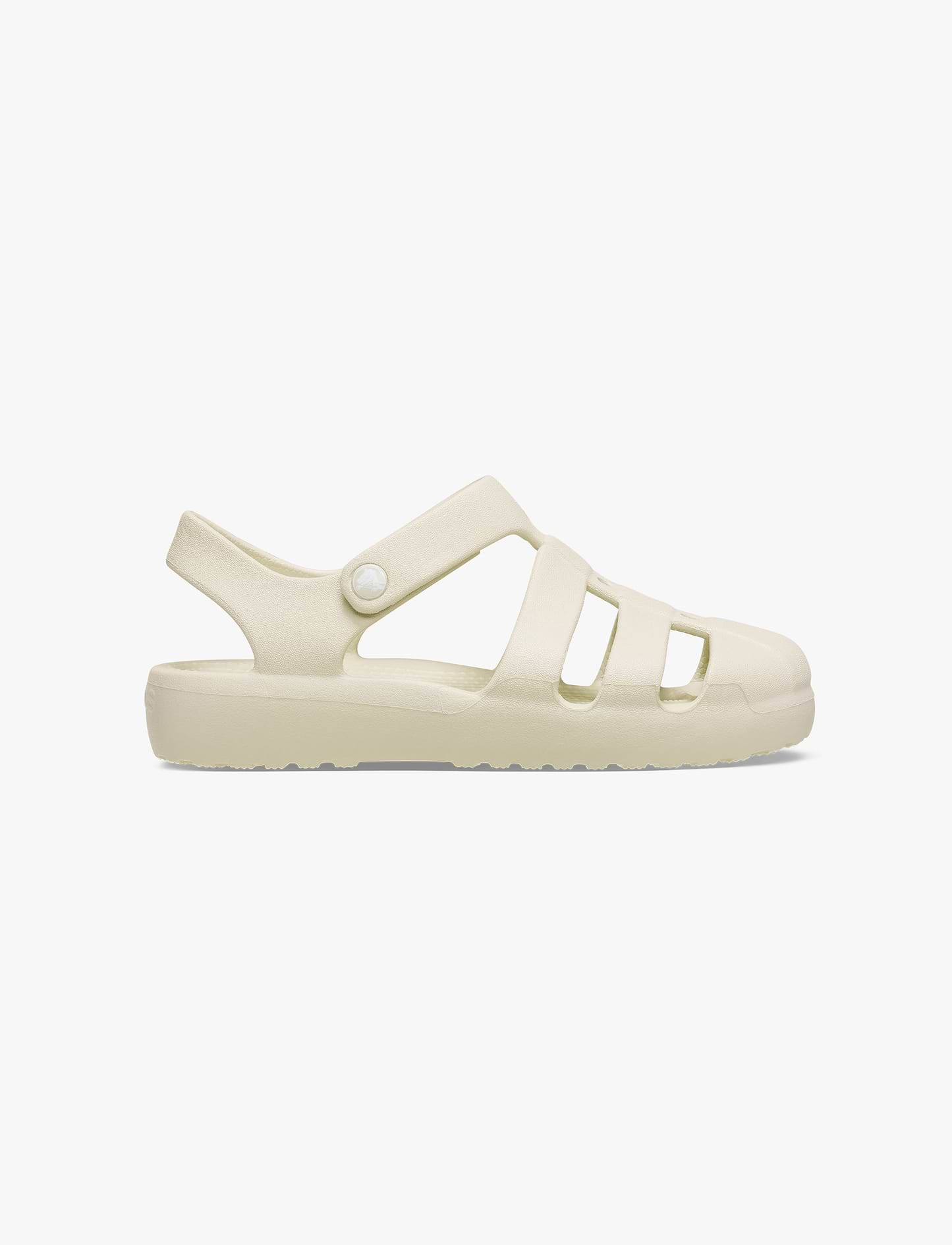 Crocs Classic Fisherman T - סנדלי קרוקס פישרמן לבנות בצבע אבן חול מידות קטנות