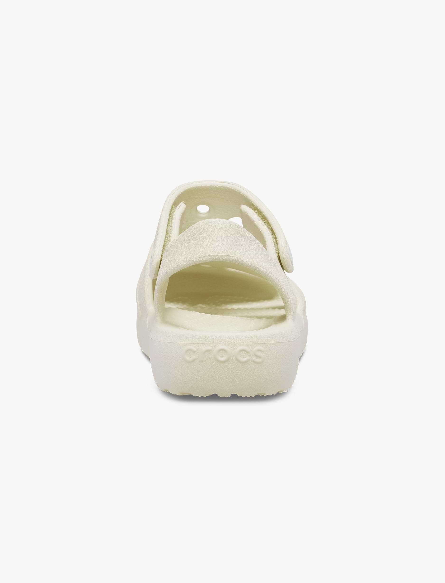 Crocs Classic Fisherman T -  סנדלי קרוקס פישרמן לבנות בצבע אבן חול מידות קטנות