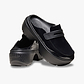 Crocs Stomp High Shine Loafer - כפכפי מוקסין פלטפורמה קרוקס לנשים בצבע שחור