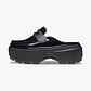 Crocs Stomp High Shine Loafer - כפכפי מוקסין פלטפורמה קרוקס לנשים בצבע שחור