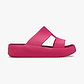 Crocs Getaway Groove Platform HStrap - סנדלי פלטפורמה קרוקס לנשים בצבע ורוד