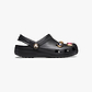 Crocs Classic Jewel Clog K -  כפכפי קרוקס לילדים עם אבני חן דקורטיביות בצבע שחור