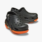Crocs Bubble Crush Reflector Clog - כפכפי פלטפורמה קלוג באבל קראש קרוקס לנשים בצבע שחור/כתום