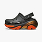 Crocs Bubble Crush Reflector Clog - כפכפי פלטפורמה קלוג באבל קראש קרוקס לנשים בצבע שחור/כתום