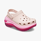 Crocs Mega Crush Matte Clog -  כפכפי קרוקס פלטפורמה מגה קראש מאטל לנשים
