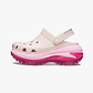 Crocs Mega Crush Matte Clog -  כפכפי קרוקס פלטפורמה מגה קראש מאטל לנשים