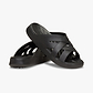 Crocs Getaway Weave Slide - כפכפי סלייד קרוקס לנשים בצבע שחור