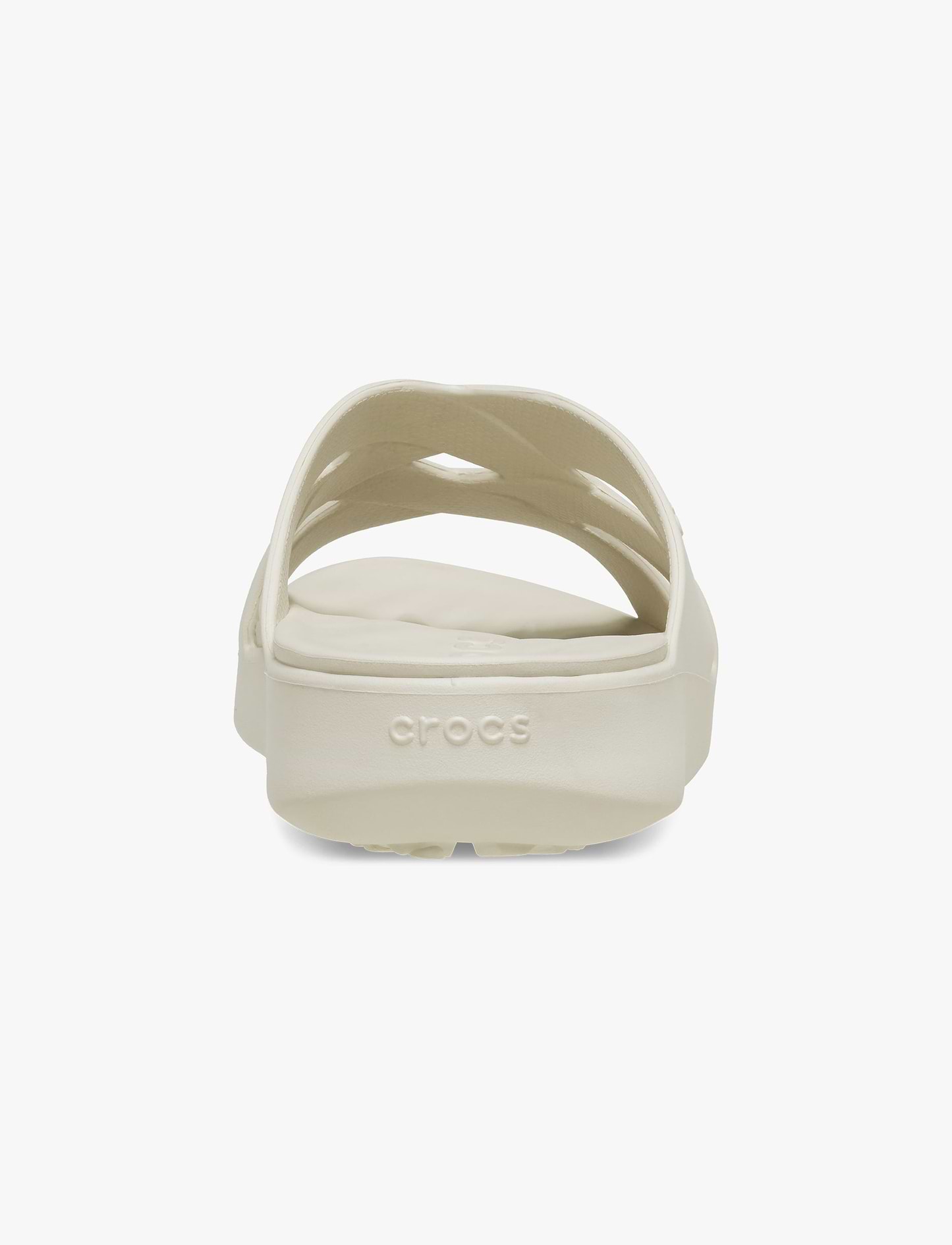 Crocs Getaway Weave Slide - כפכפי סלייד קרוקס לנשים בצבע אבן חול