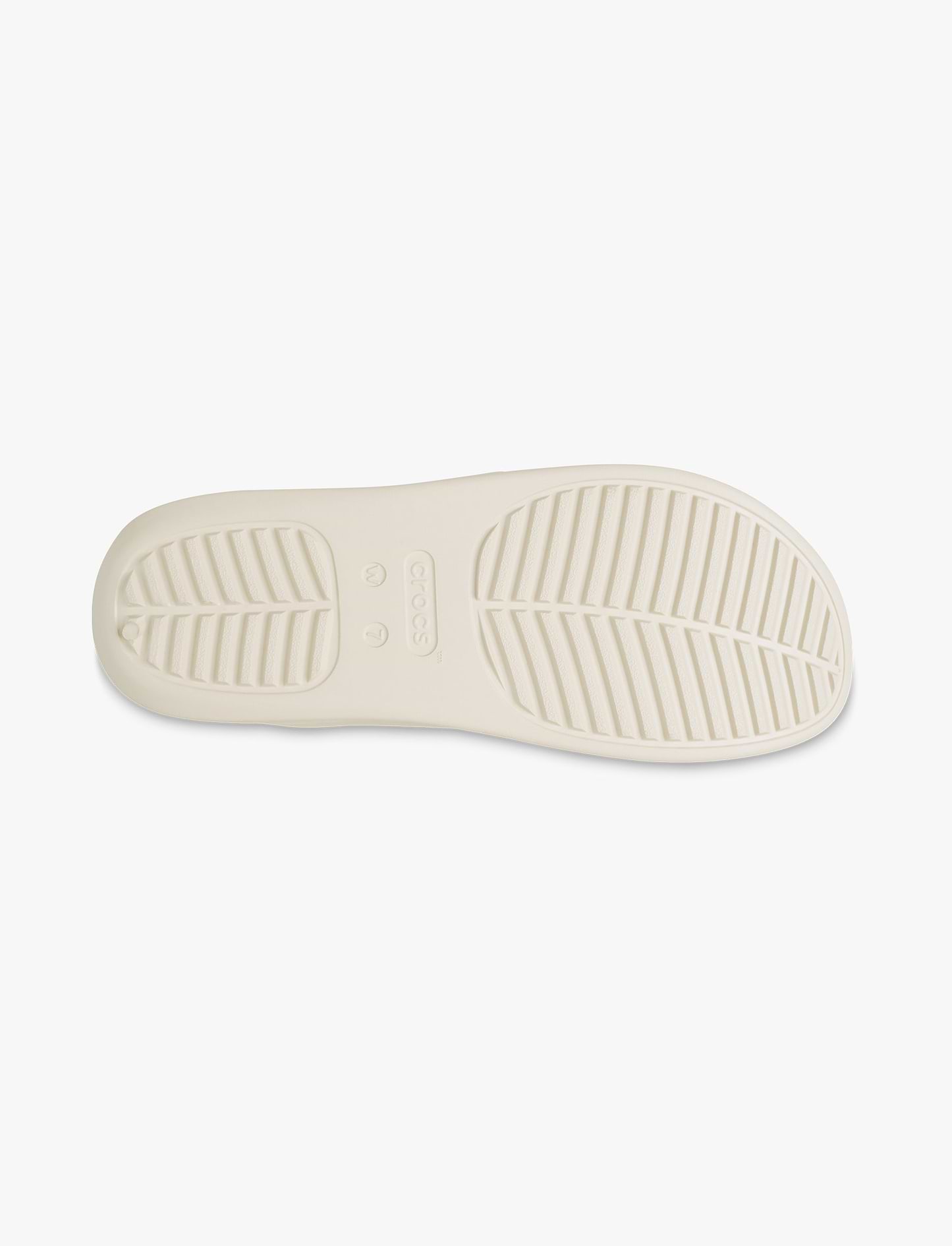 Crocs Getaway Weave Slide - כפכפי סלייד קרוקס לנשים בצבע אבן חול