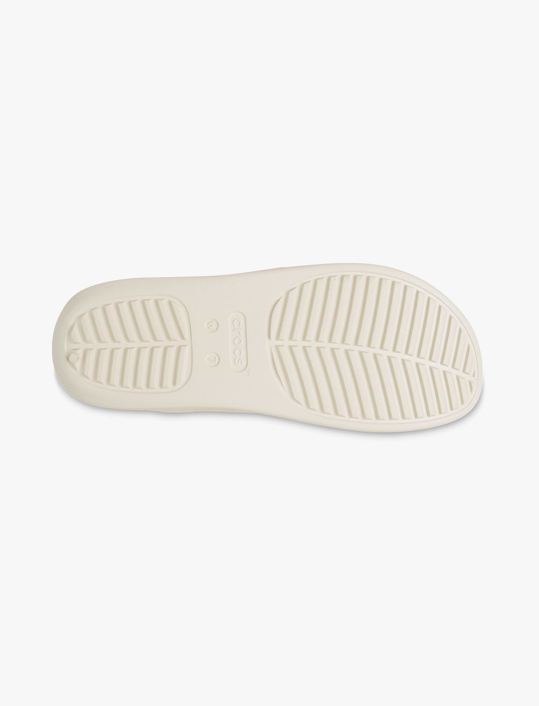 Crocs Getaway Weave Slide - כפכפי סלייד קרוקס לנשים בצבע אבן חול