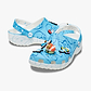 Crocs Smurfs Classic Clog - כפכפי קרוקס דרדסים בצבע תכלת/לבן
